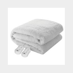 ALVA KING SHERPA FLEECE FITTED ELECTRIC BLANKET w/ ELASTIC 183x188 |