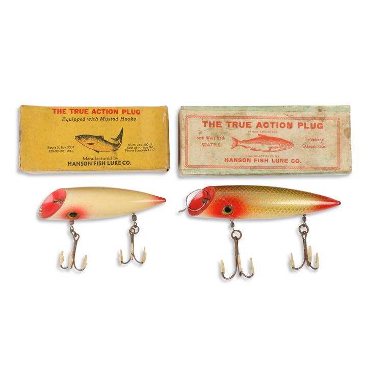 LOT OF 20 VINTAGE SALMON PLUG FISHING LURES CHIX, ARLINGTON