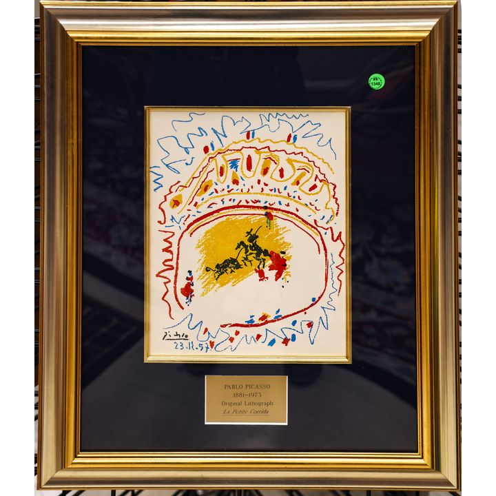 Pablo Picasso ''La Petite Corrida'' Color Lithograph Framed 24''x20''