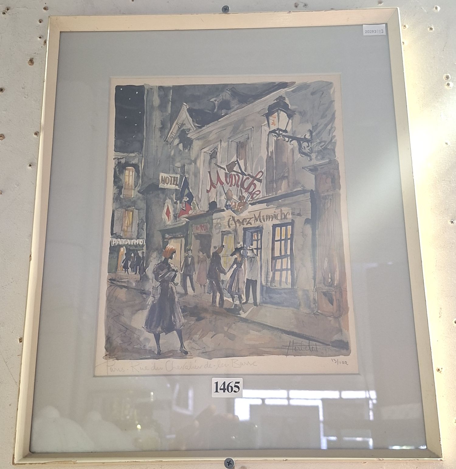 Vintage French Lithograph