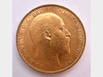 1906 EDWARD VII MELBOURNE MINT GOLD SOVEREIGN