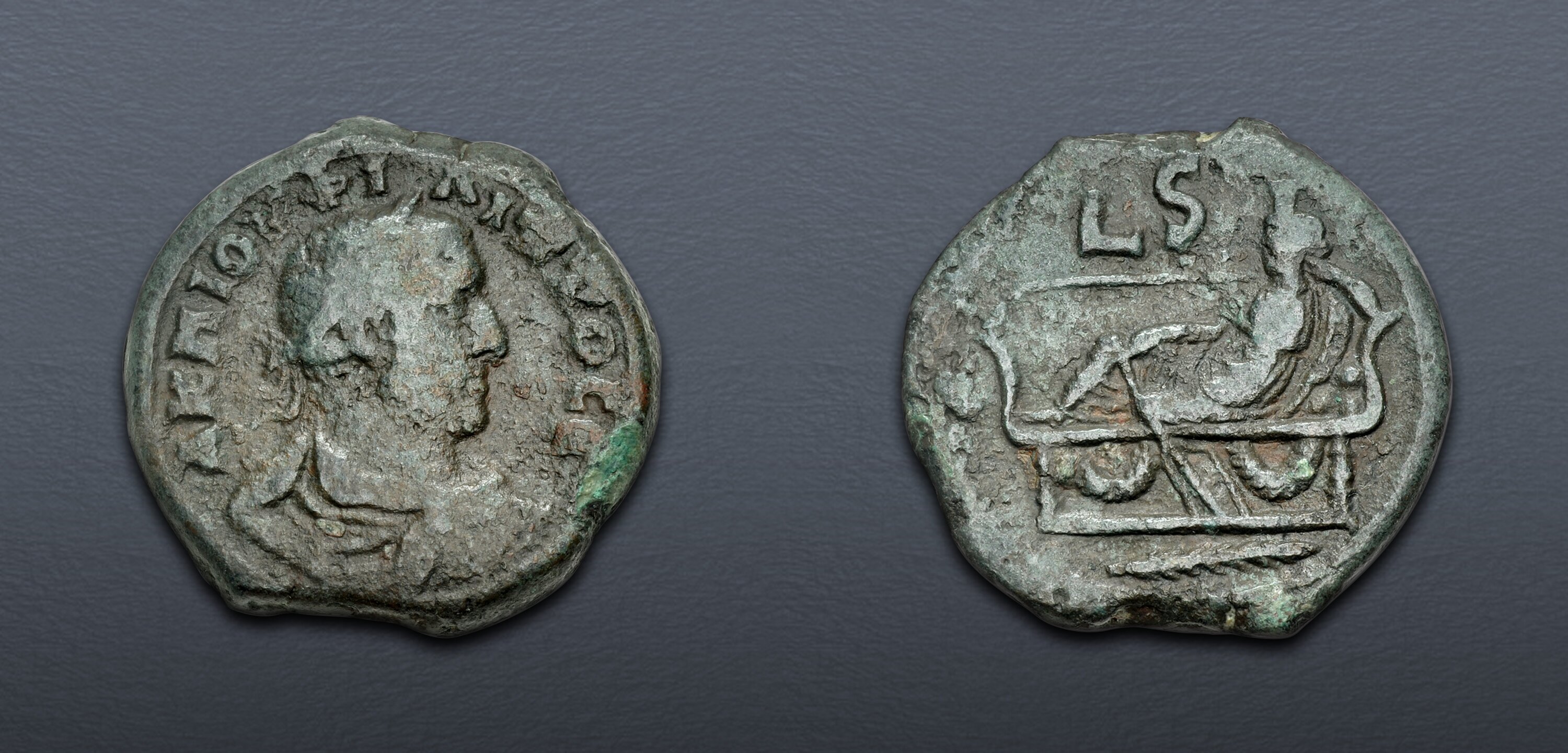 EGYPT, Alexandria. Philip I. AD 244-249. Æ Drachm (31mm, 19.94 g, 11h ...