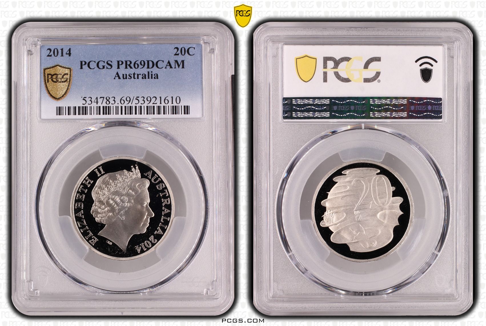 Twenty Cent, 2014, PR69DCAM