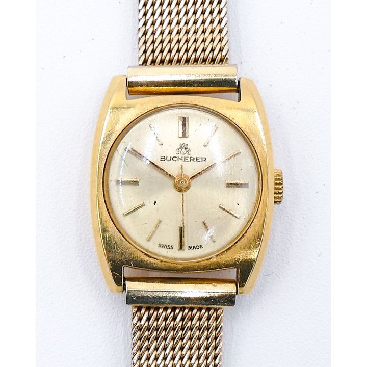 Vintage Ladies Bucherer 18k Cased Wristwatch