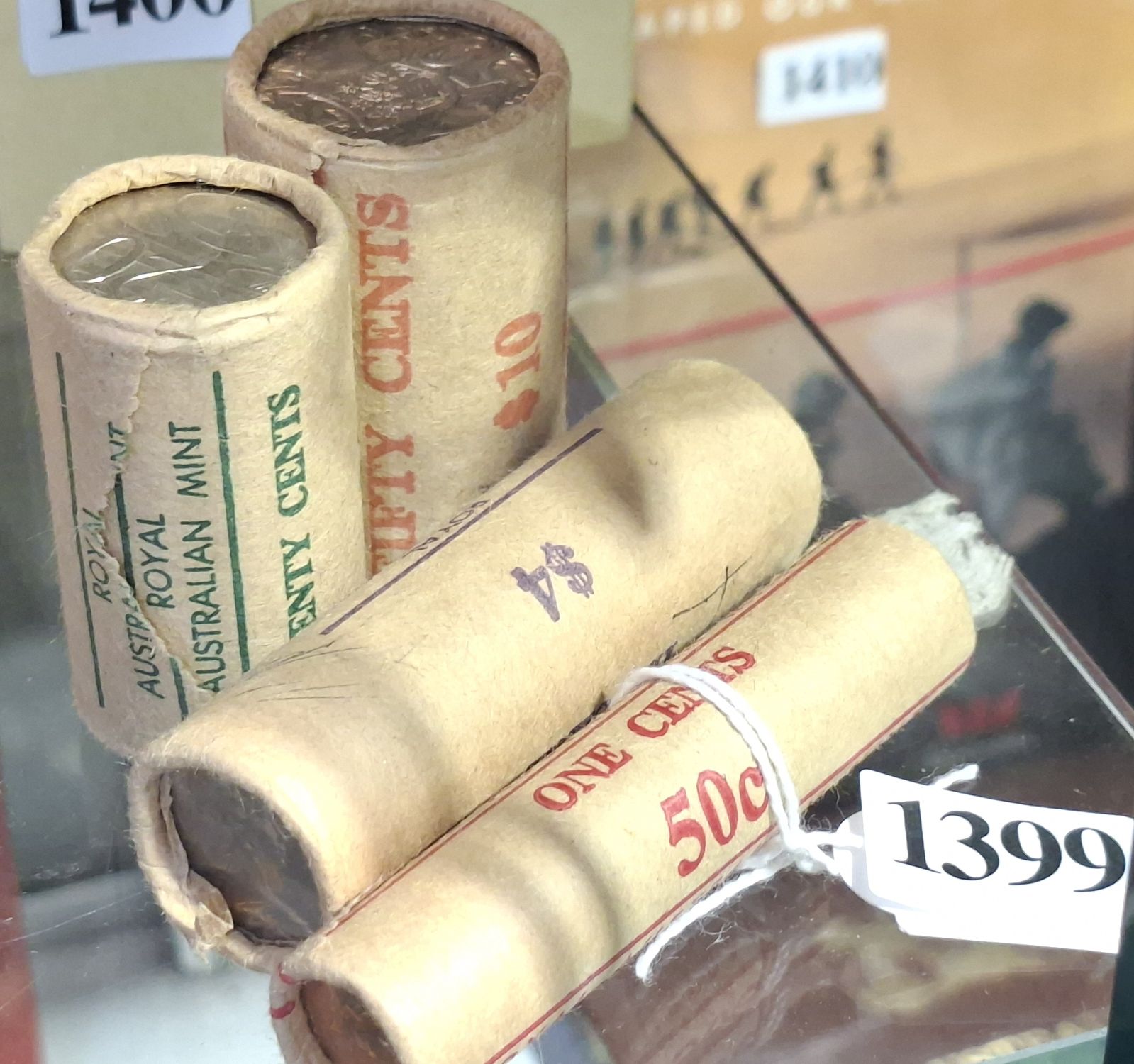 Four Australian Mint Coin Rolls