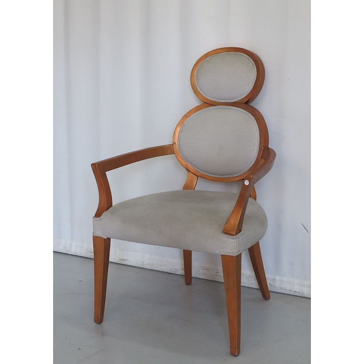 UPHOLSTERED OPEN ARMCHAIR