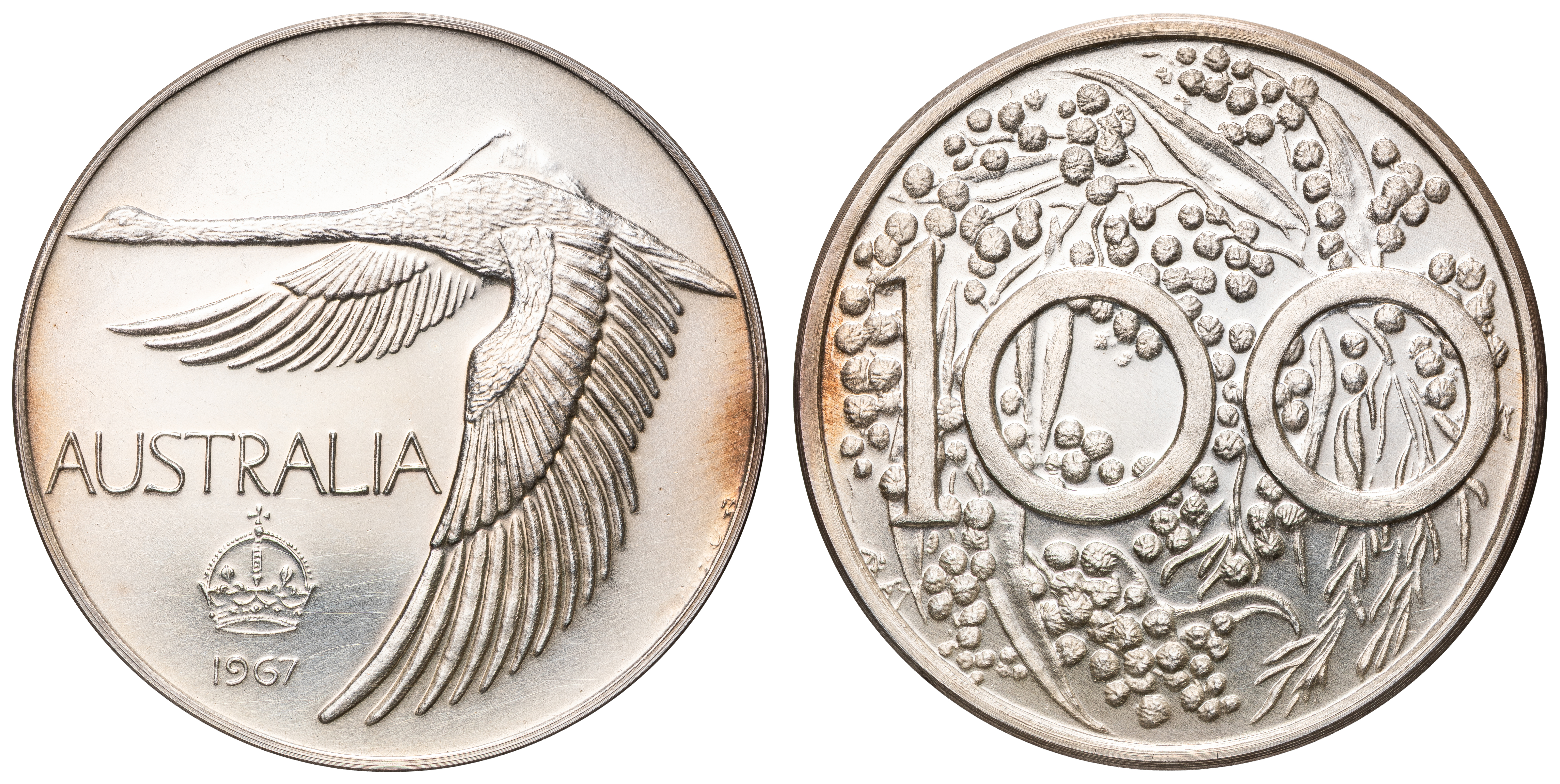 Swan, Dollar, 1967, FDC