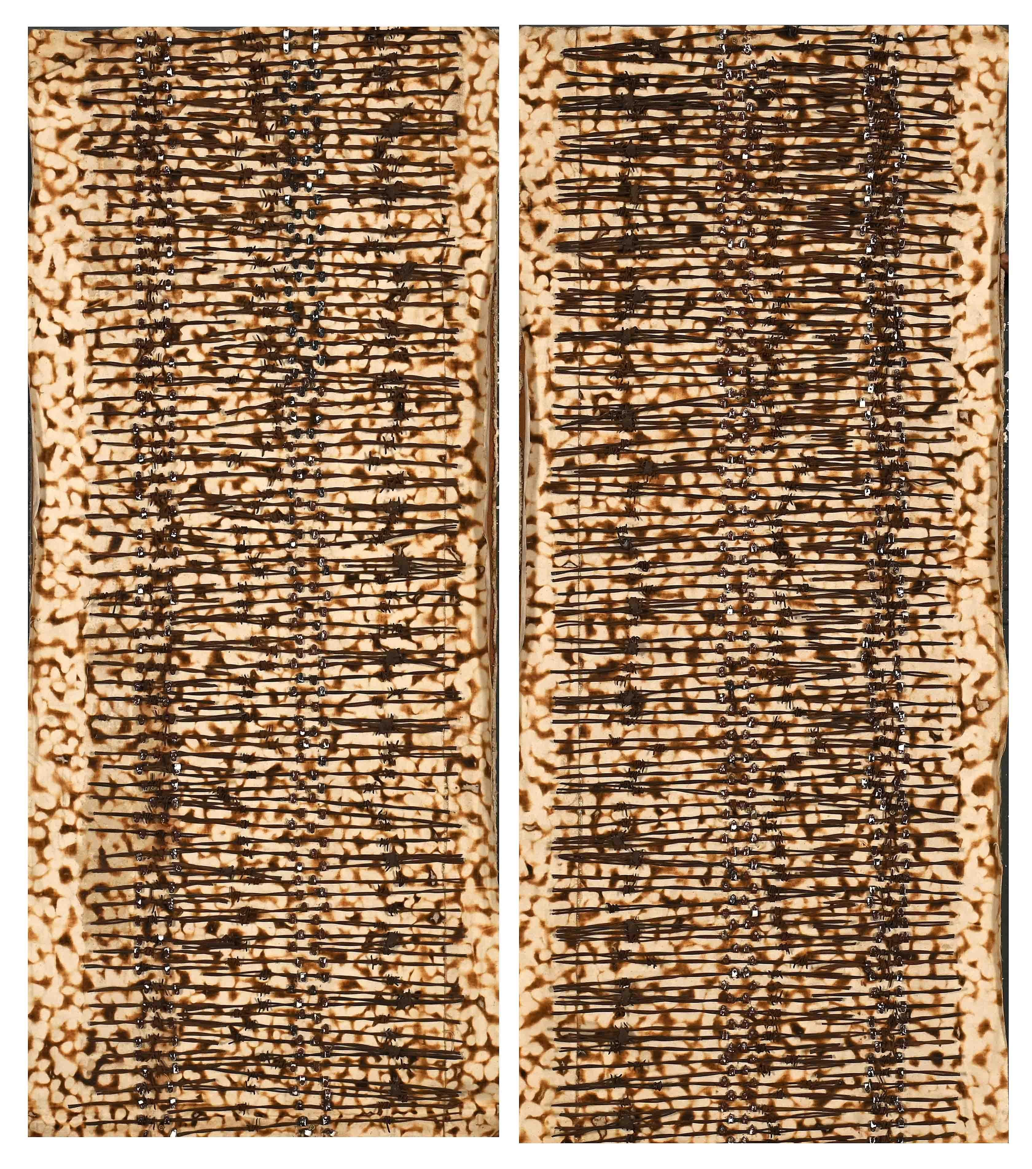 Sandile Zulu (South Africa, 1962 ), Camouflage, diptych Russell