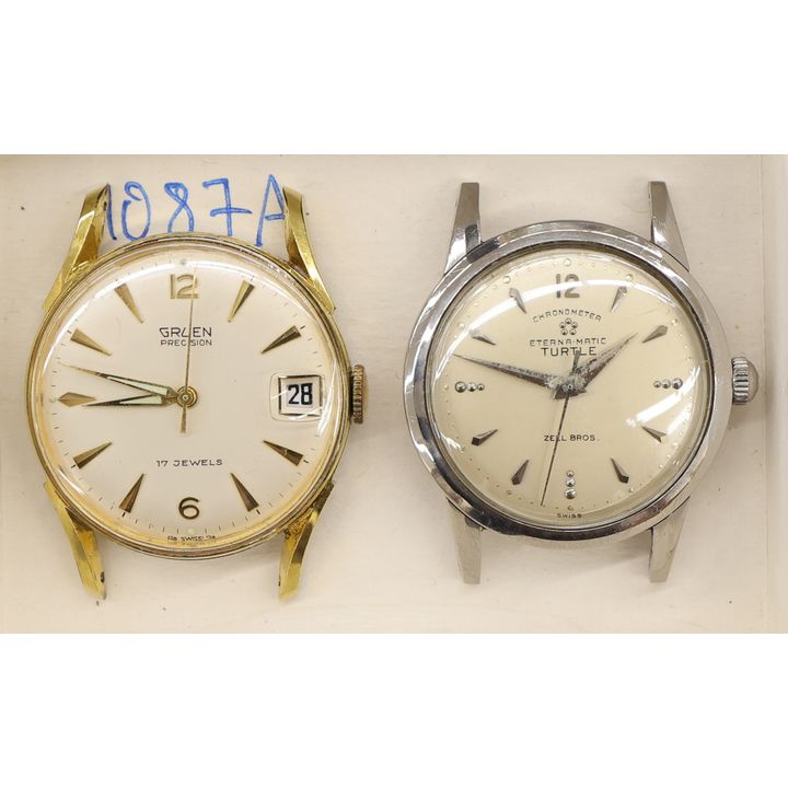 Box Vintage Men's Eternamatic & Gruen Wrist Watches