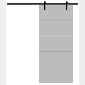 MANHATTAN - Interior Barn Sliding Door Including Mechanism