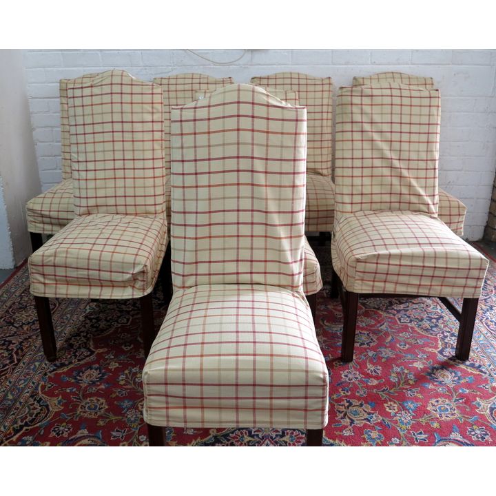 SET OF 8 DINING CHAIRS