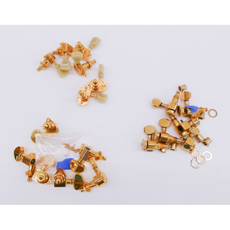 3 Sets Gold Guitar Tuners