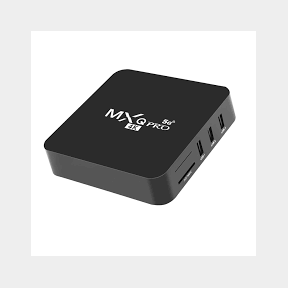 MXQ Pro 5G Android 12.1 TV Box for streaming -Bar 9902177046823- 51745/28498 SN B2 (S2)