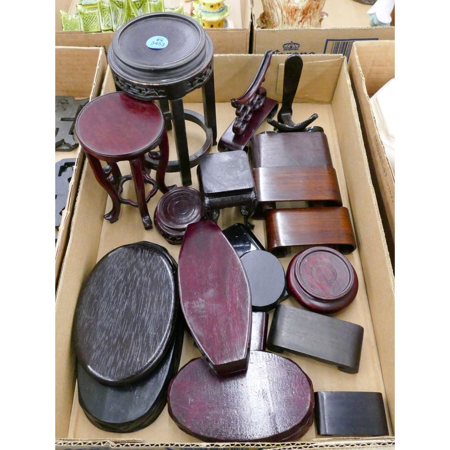 Box Chinese Misc. Rosewood Stands