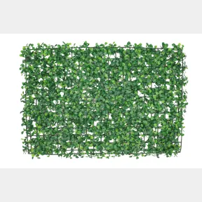 Set of 4 Artificial Furn Faux Leaves Wall Panel for Outdoor and Indoor A |