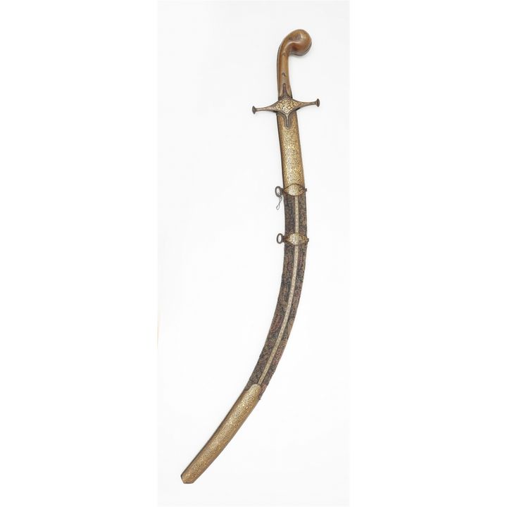 A Persian shamshir. 19th century