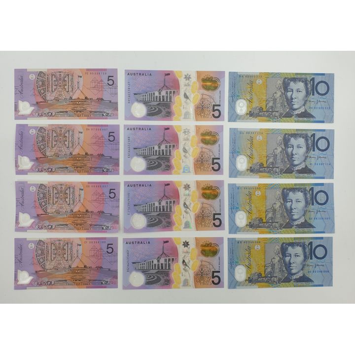 Polymer Aust. Banknotes (Ex. Bundle)