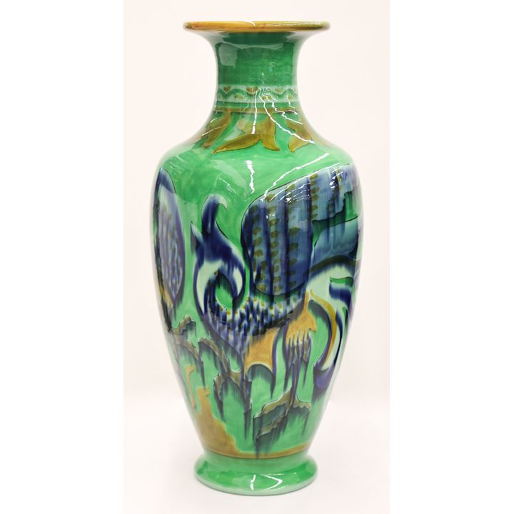 Goedewaagen Gouda Art Deco Large Pottery Vase