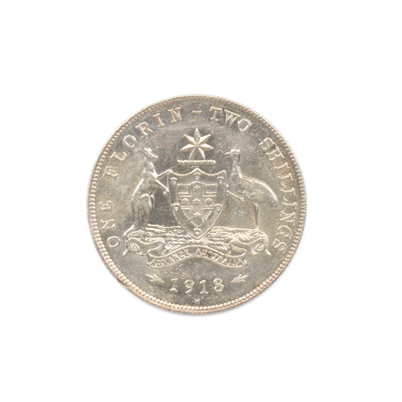1035. · George IV, Florin, 1918-M, gEF