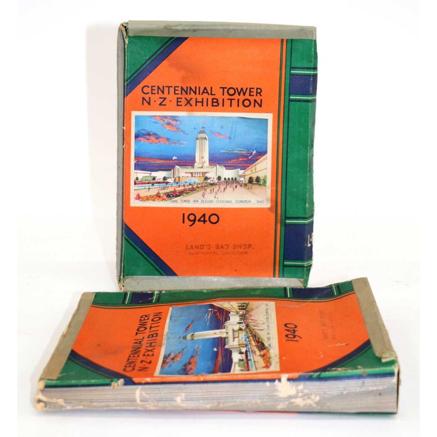 JIG SAW PUZZLES  [2x] - Centennial Tower N.Z. Exhibition 1940