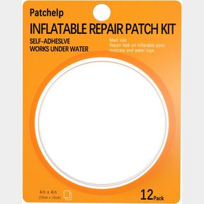 PATCHELP TPU POOL PATCH REPAIR KIT FOR AIR MATTRESSES, INFLATABLE TOYS, BOUNCE HOUSES, TENT, SWIMMING RING, HEAVY DUTY, PREMIUM IN