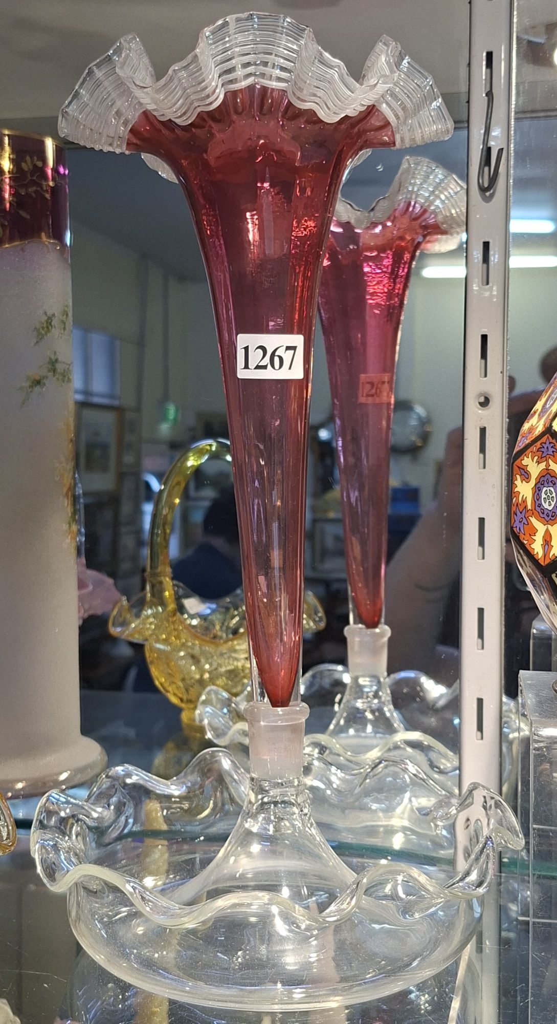 1267 · GLASS EPERGNE