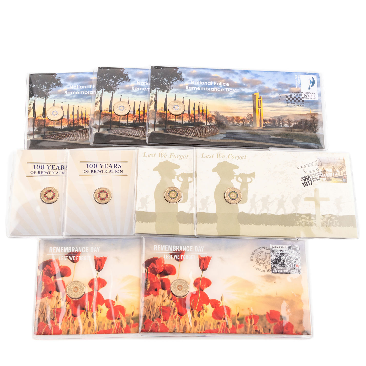 Elizabeth II, Remembrance / Lest We Forget, Two Dollars, 2015 - 2019, UNC