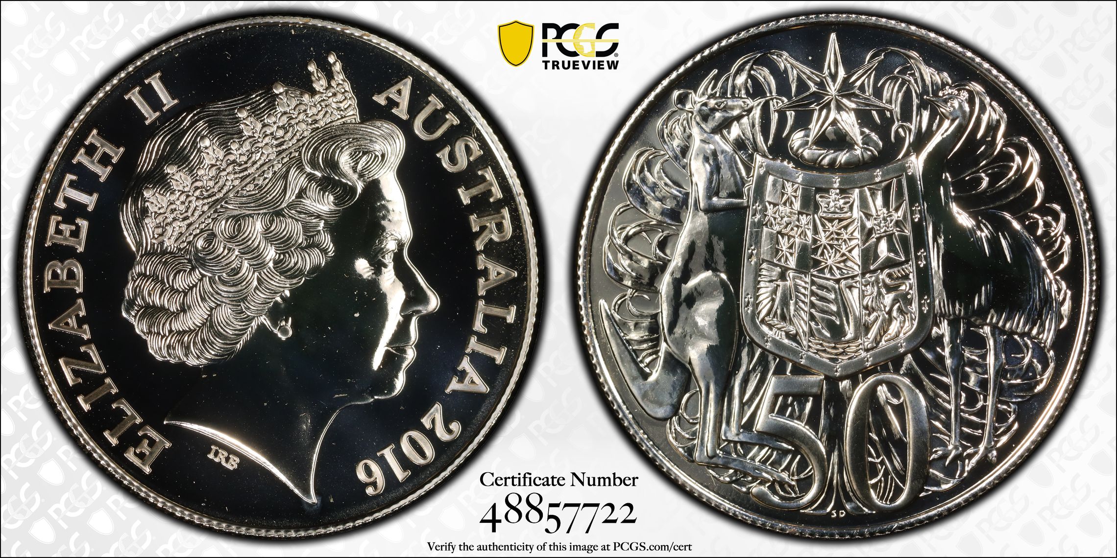 Silver, Fifty Cent, 2016, PCGS MS67