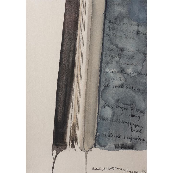Ralph Hotere 'Drawing for Song Cycle'