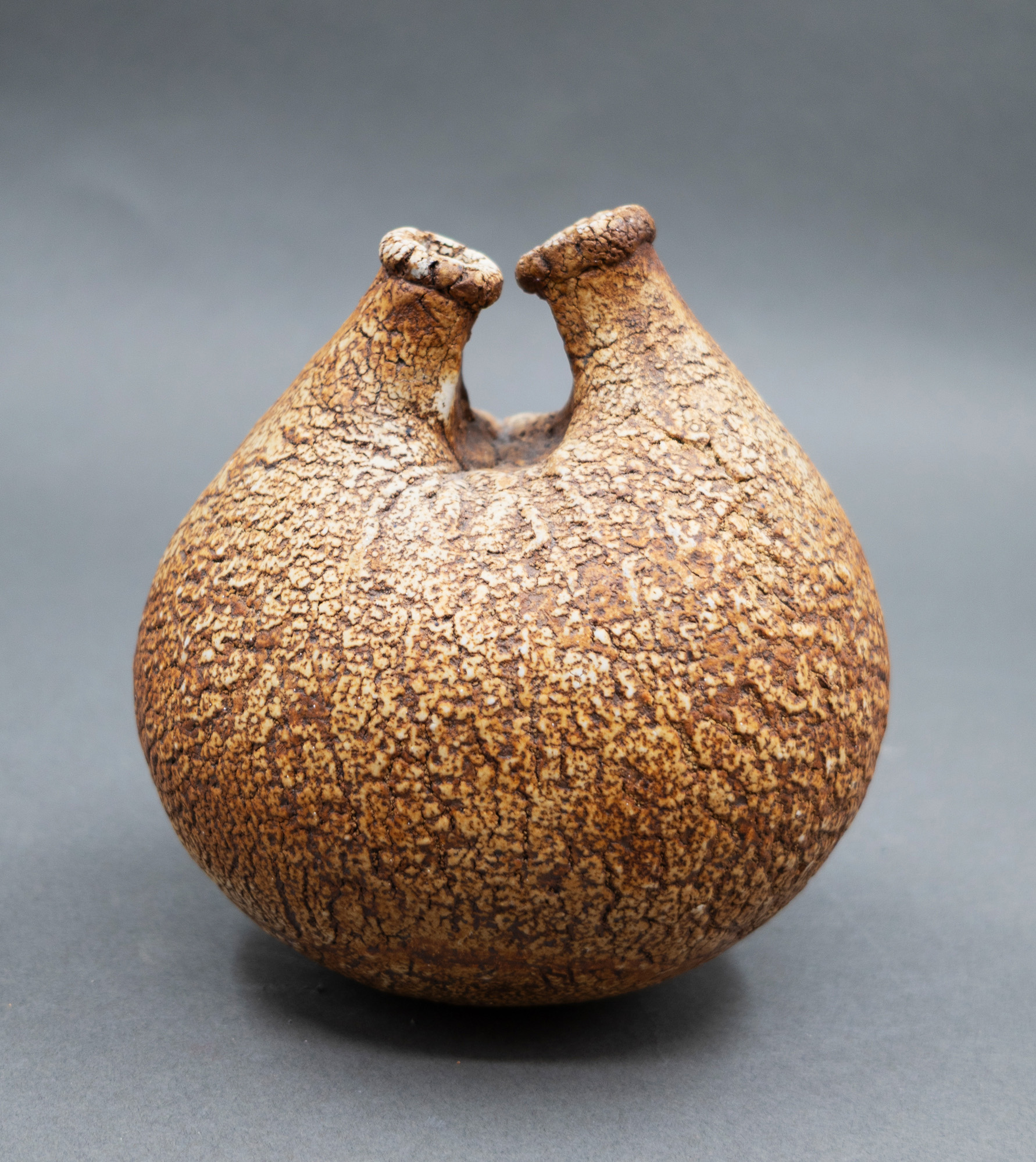 Len Castle - Double necked orb vase — sold at auction in New Zealand for $300