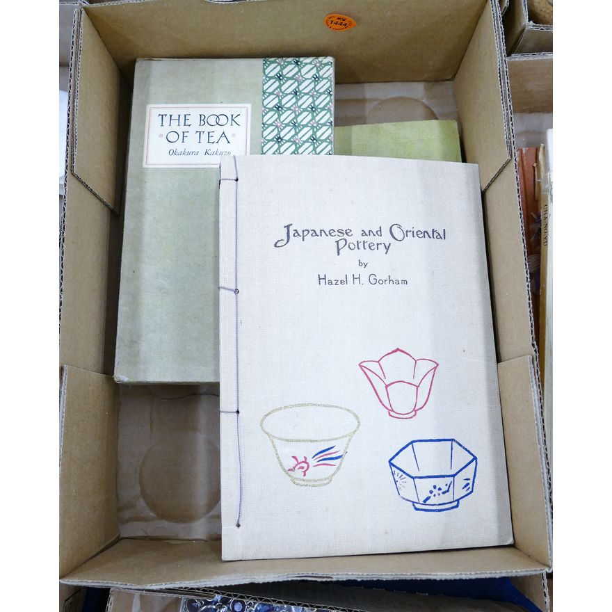 Box 3pc Japanese Pottery & Tea Books