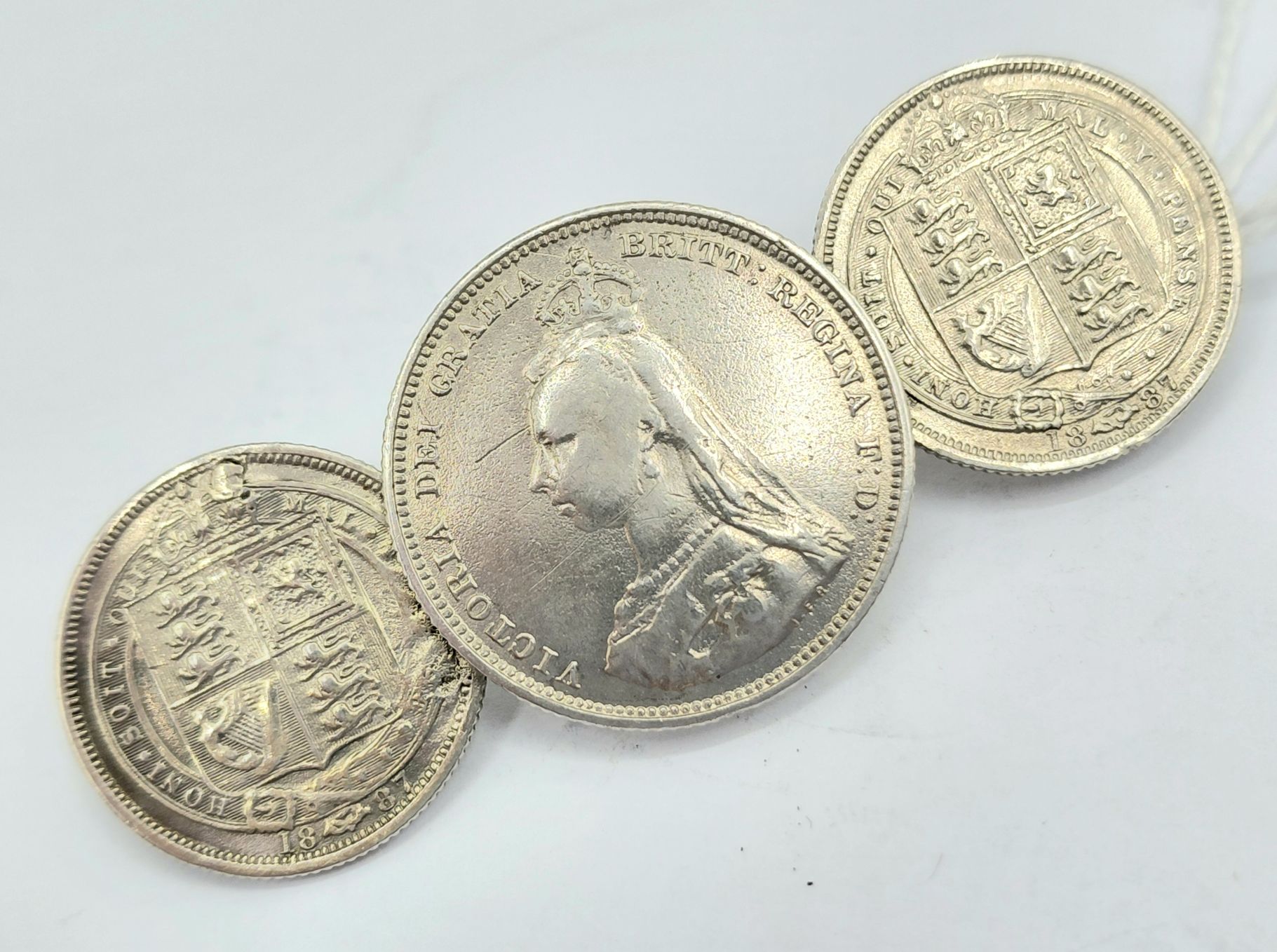 Victorian Coin Brooch