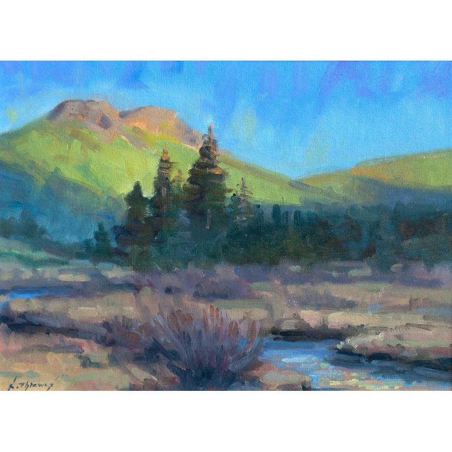 Western Landscape by Sam Thiewes (20th/21st Century)