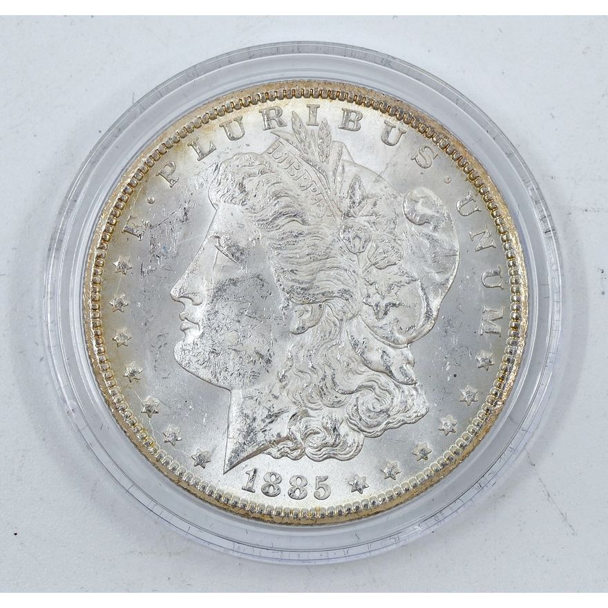 US 1885-CC Carson City Morgan Silver Dollar BU in Case