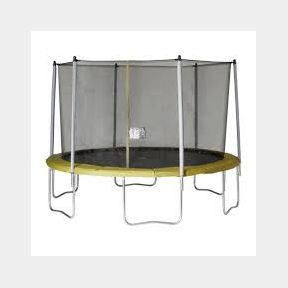 Domyos Round Trampoline with Safety Net Essential 365 green | 51744/1170 Barcode 9902159742644 AS B1 (S6)