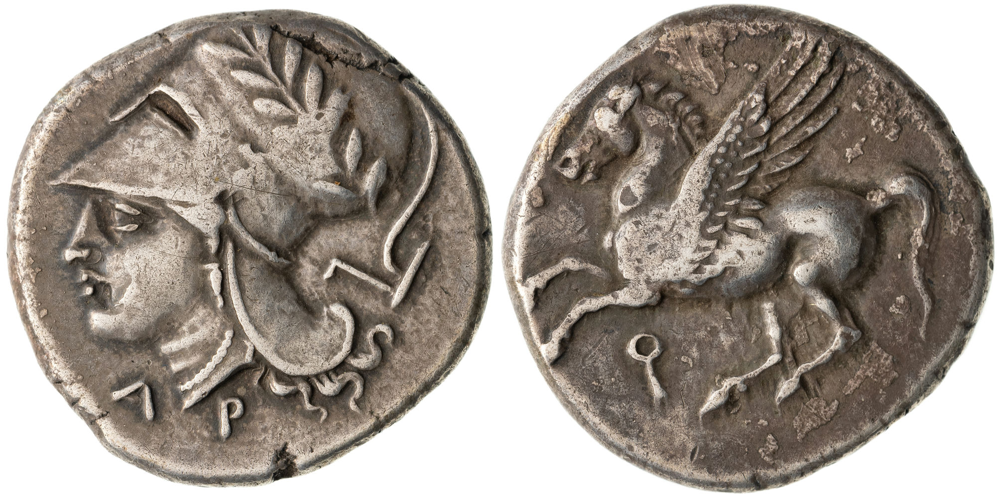 Corinth, Slater, 350 - 306 BC, gVF
