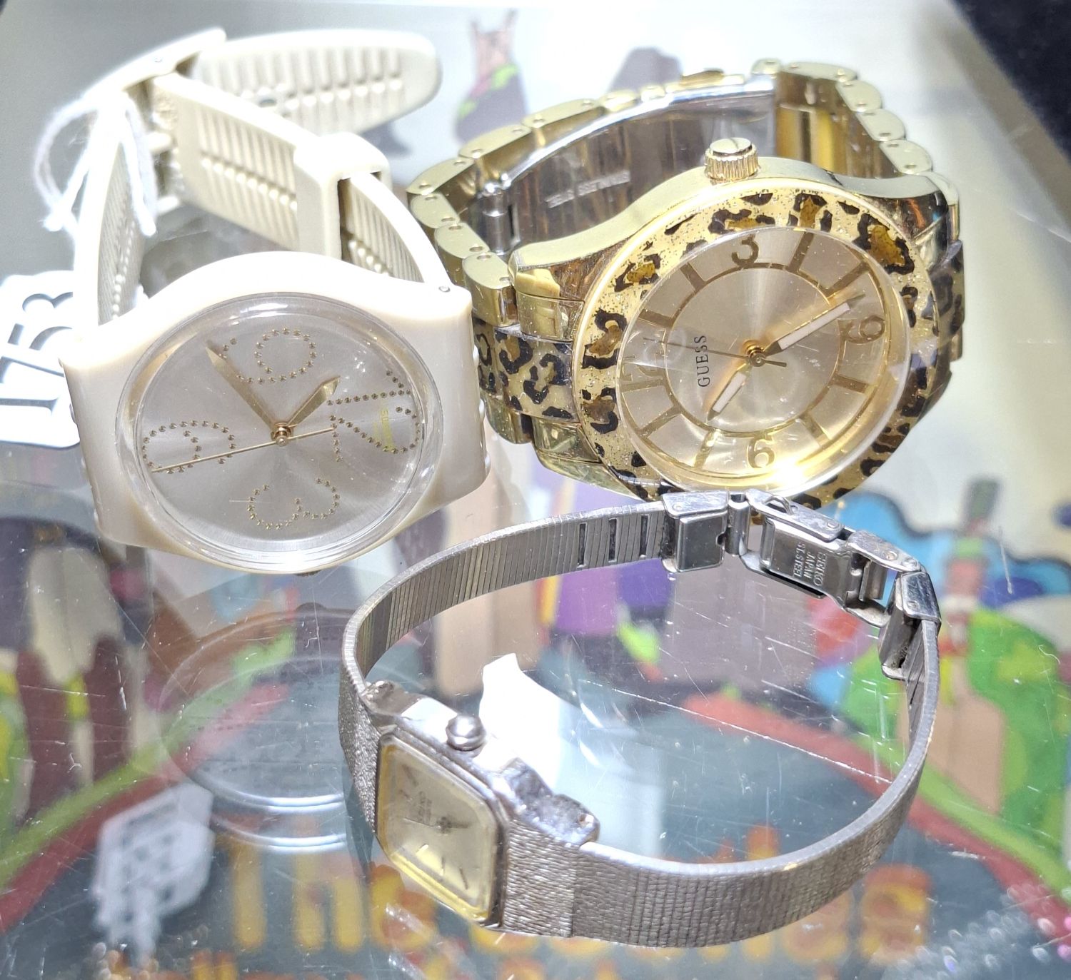 THREE LADIES FASHION WATCHES