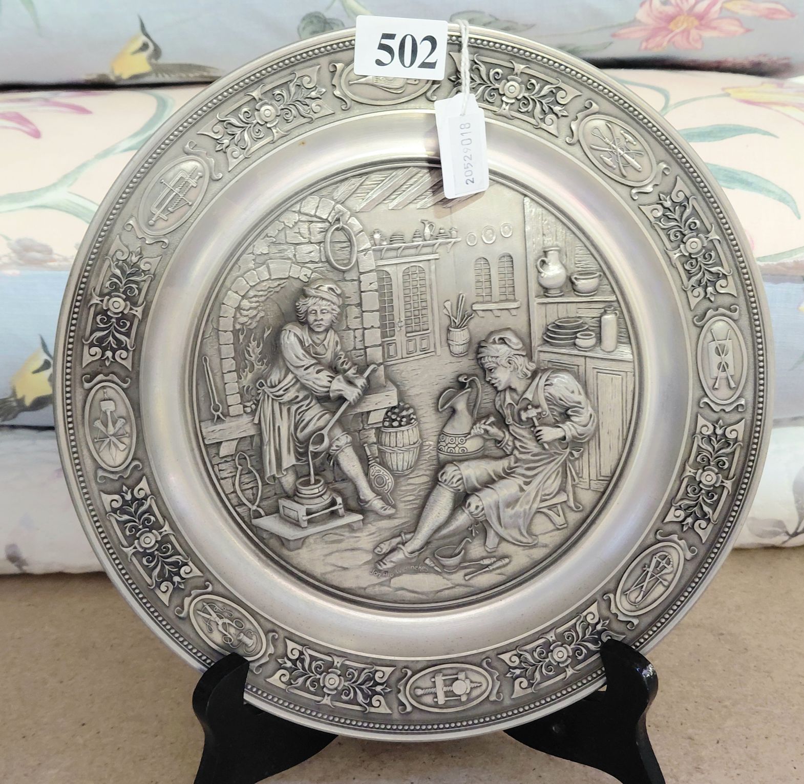 BRADFORD EXCHANGE PEWTER PLATE