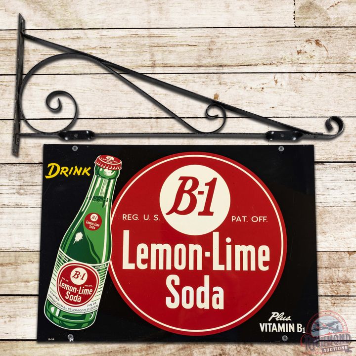 B-1 Lemon-Lime Soda DST Sign w/ Bracket