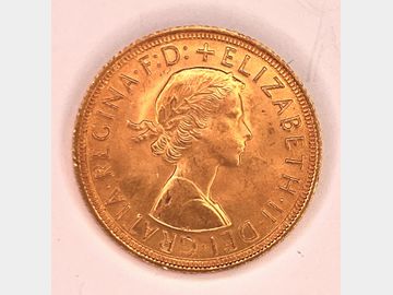 1959 ELIZABETH II PRE-DECIMAL GOLD SOVEREIGN