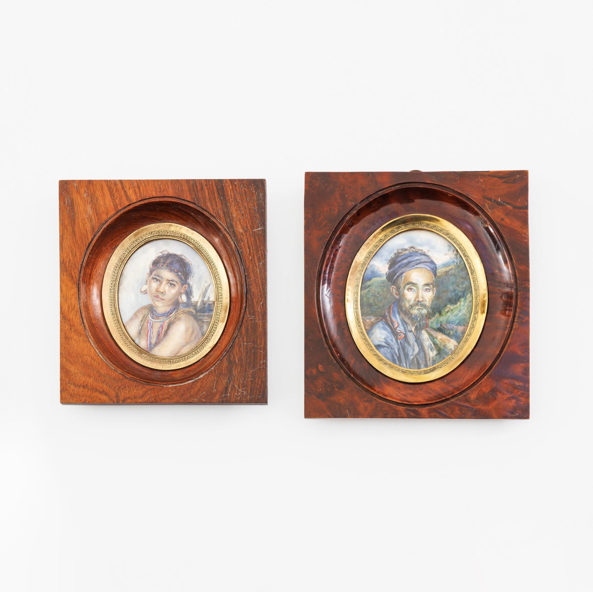 Two oval miniature portraits – kavel bij Bernaerts, Antwerp