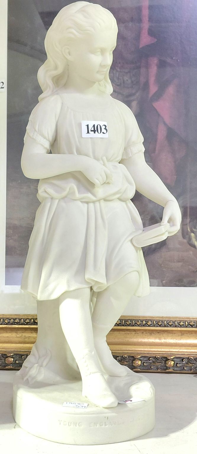Copeland Bisque Figurine