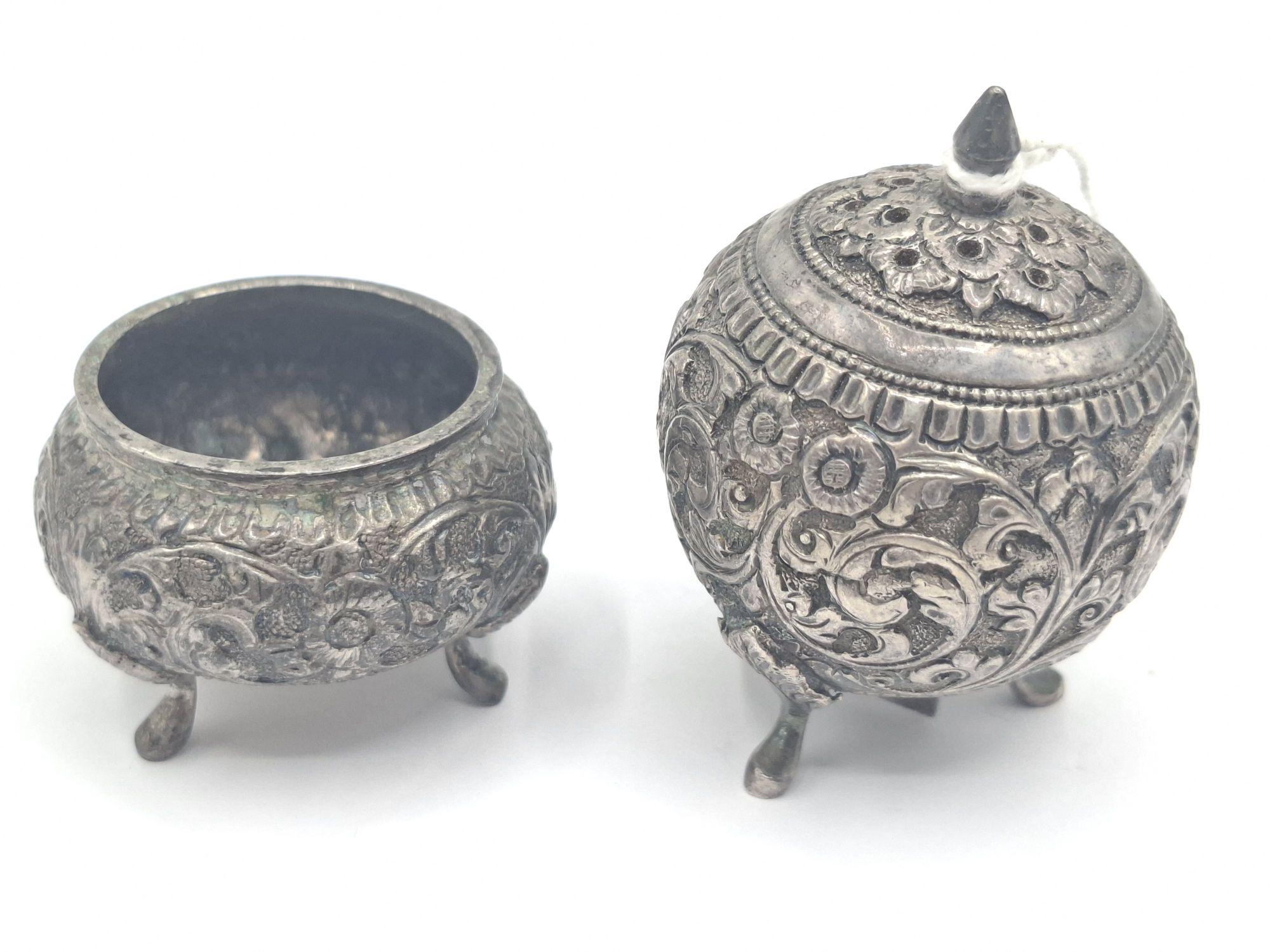 800 Silver Salt And Pepperette