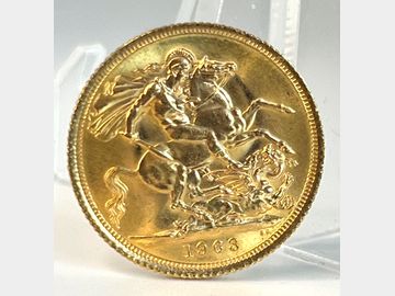 1963 ELIZABETH II PRE-DECIMAL GOLD SOVEREIGN