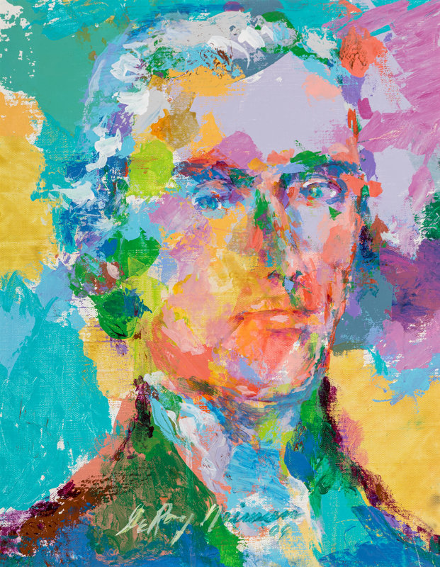 LeRoy Neiman
(American, 1921-2012)
Thomas Jefferson, 2009