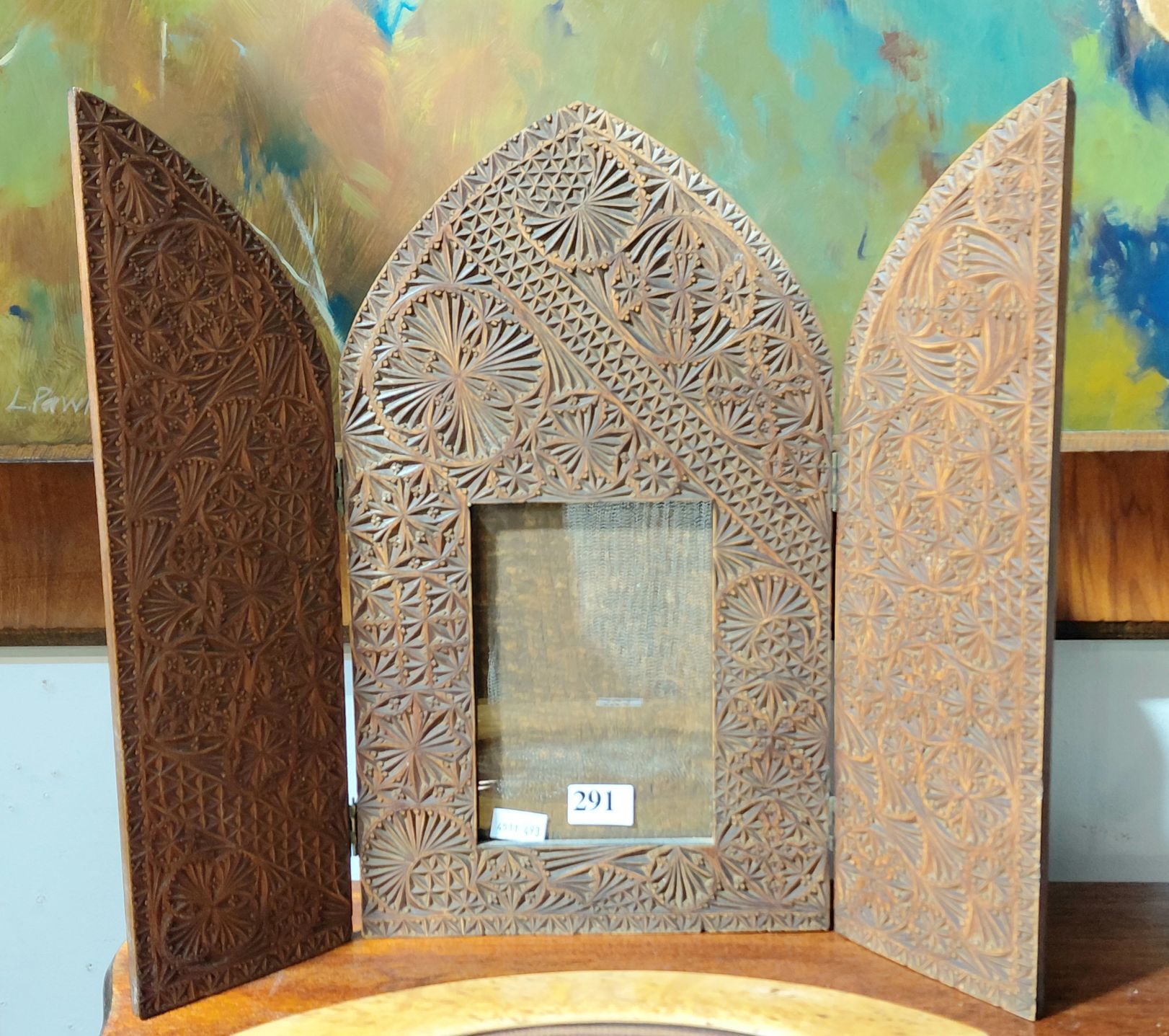 Chip Carved Picture Frame