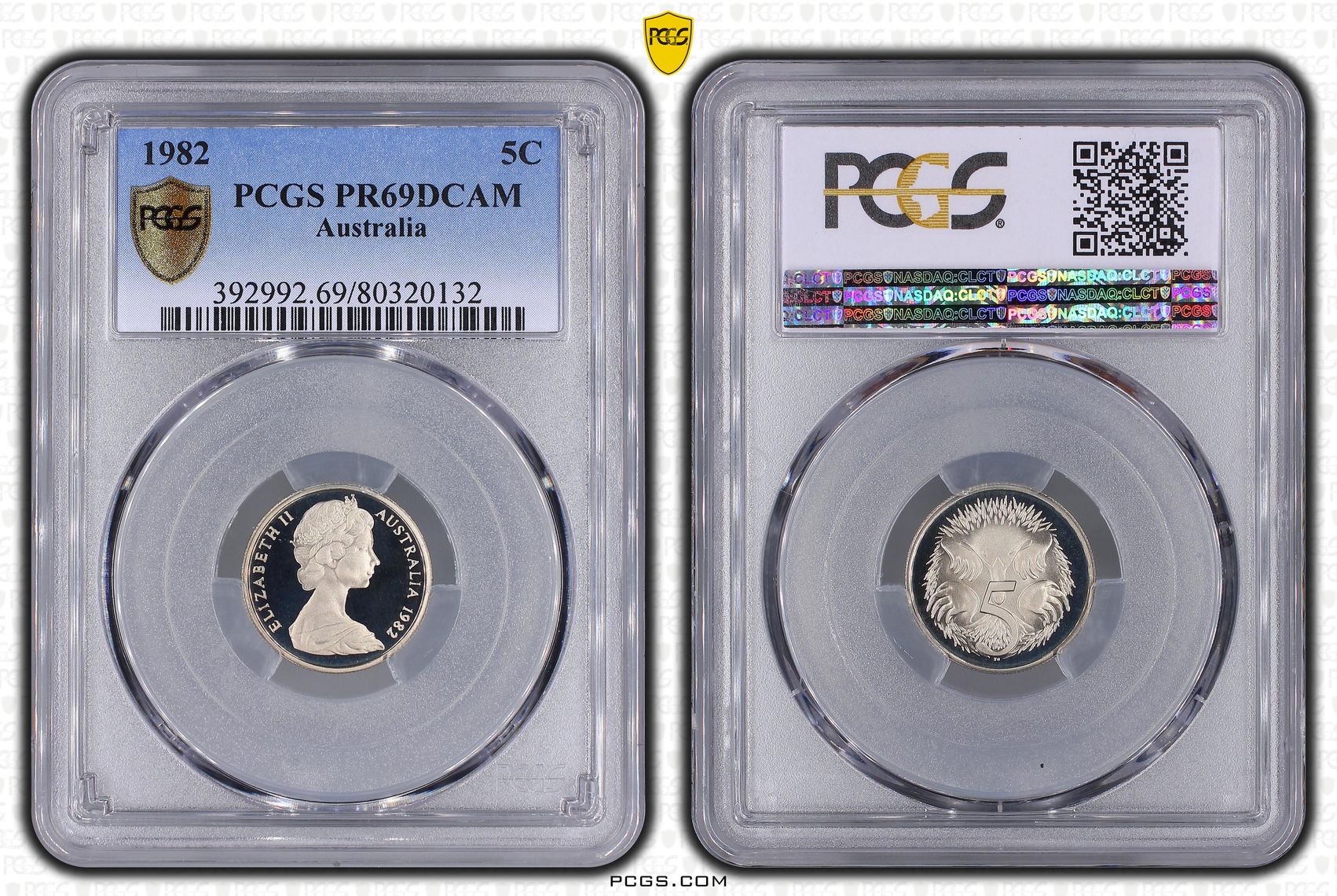 Five Cent, 1982, PCGS PR69DCAM