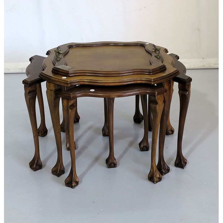 NEST OF 5 TRAY TOP TABLES dated 1956