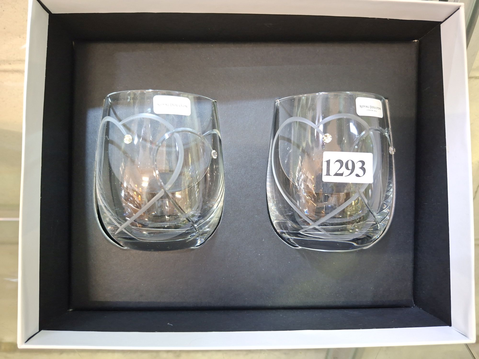 ROYAL DOULTON SWAROVSKI GLASSES