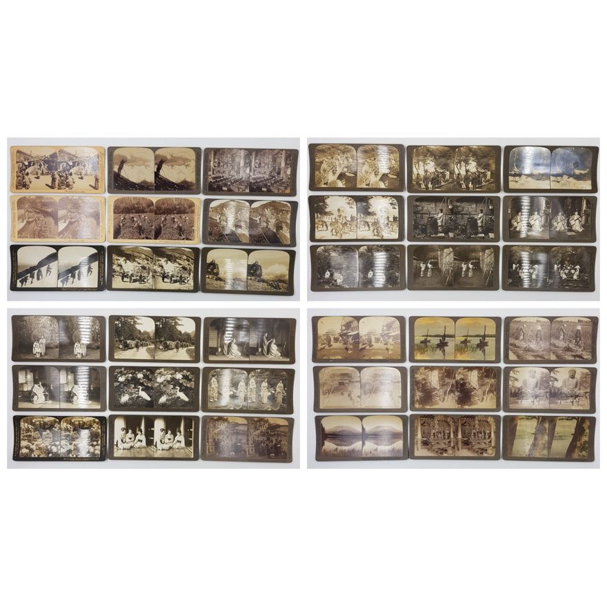Stereograph Cards - Japan (x36)